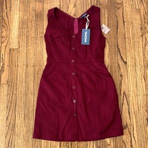 Red heart vintage mini dress (never worn) new with tags